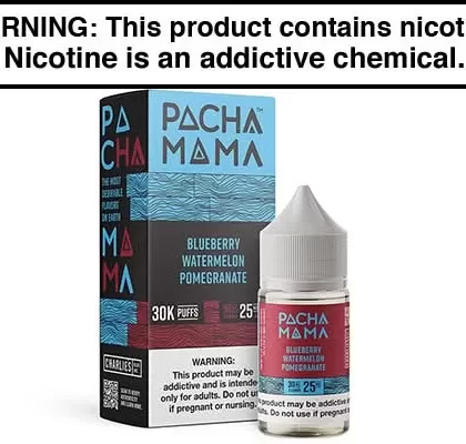 BLUEBERRY WATERMELON POMEGRANATE BY PACHAMAMA PLUS METATINE 30ML - Vapejuice