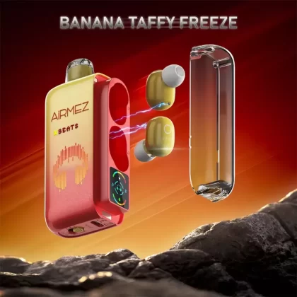 Airmez Xbeats 40000 Puffs – Banana Taffy Freeze - Ozvapeone