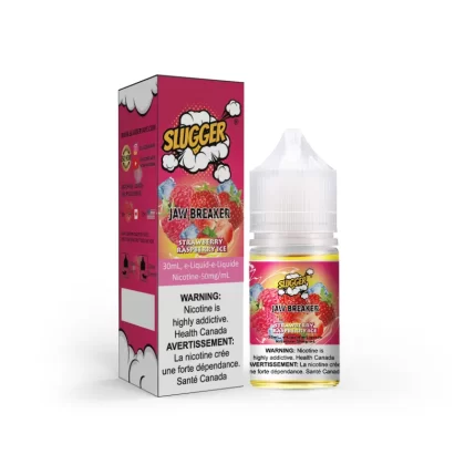 Slugger Jaw Breaker Series Strawberry Raspberry Ice – 30ml Nic Salt - Vape Product, Vape Product