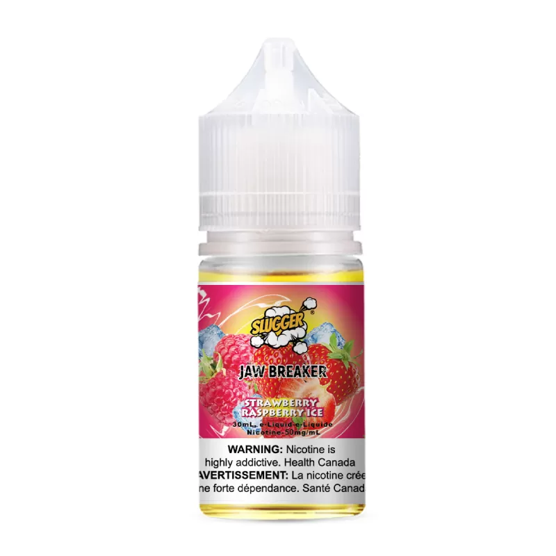 Slugger Jaw Breaker Series Strawberry Raspberry Ice – 30ml Nic Salt - Vape Product, Vape Product - Image 2