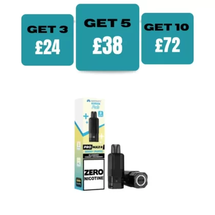 Hayati Pro Max Plus 6000 Prefilled Pod Zero Nicotine - £8.99 or 3 for £24 - Blue Sour Raspberry