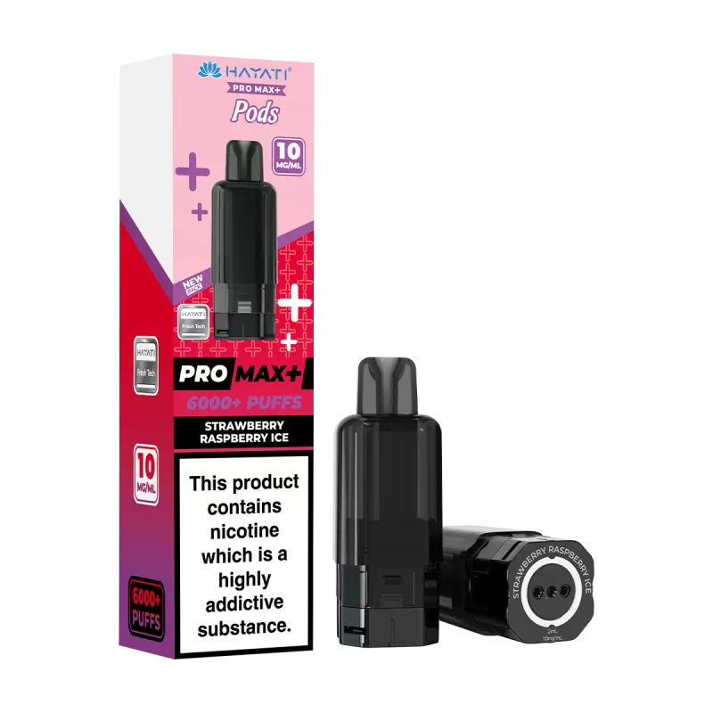 Strawberry Raspberry Ice Hayati Pro Max+ Refill Pack - 20mg - Vape Product (AB7A9C) - Image 2