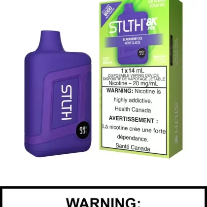Blackberry Ice STLTH 8K Pro Disposable Vape