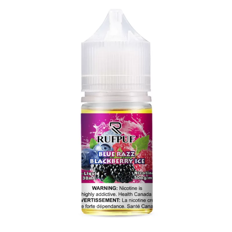 RufPuf Canadian Series Blue Razz Blackberry Ice Nic Salt – 30ml - Vape Product, Vape Product - Image 2
