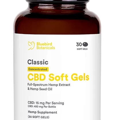 Bluebird Botanicals Classic CBD Oil Capsules