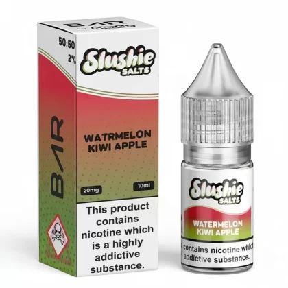 Watermelon Kiwi Apple Bar By Slushie Salt 10ml 10mg (out of date)