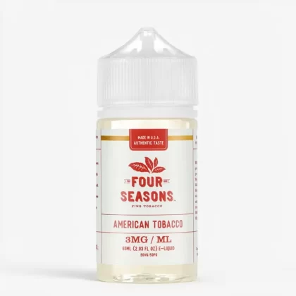 Four Seasons – American Tobacco 60mL 50% VG E-liquid - Vape Product, Vape Product