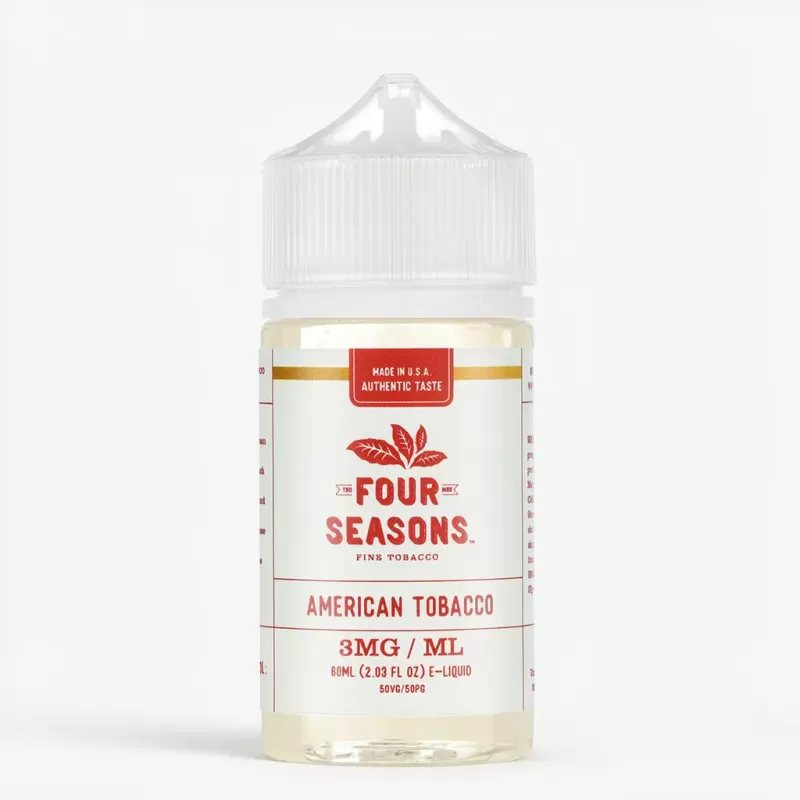 Four Seasons – American Tobacco 60mL 50% VG E-liquid - Vape Product, Vape Product