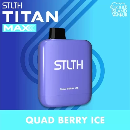 STLTH TITAN MAX Disposable Vape – Quad Berry Ice