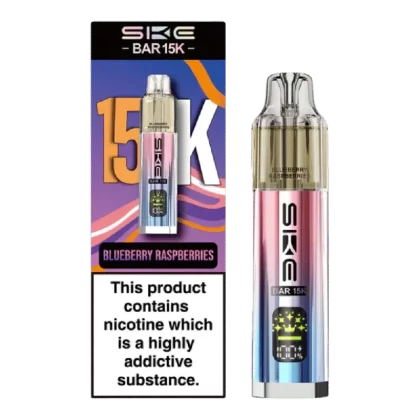 SKE Bar 15K Prefilled Pod Kit Blueberry Raspberries - Nicotine Strength#20mg