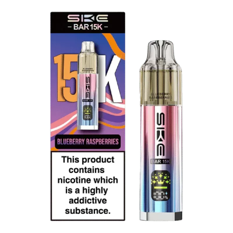 SKE Bar 15K Prefilled Pod Kit Blueberry Raspberries - Nicotine Strength#20mg