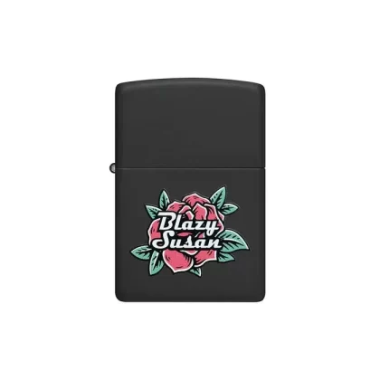 Zippo Lighter – Blazy Susan Rose Design