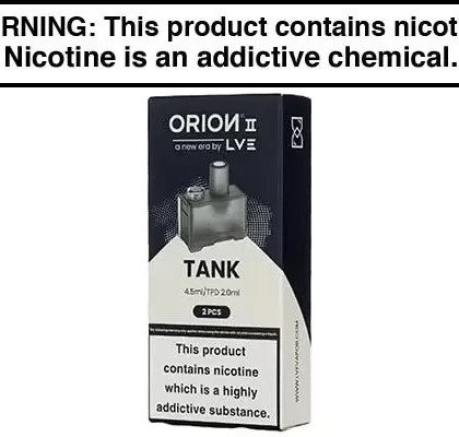 LVE ORION II 4.5ML REPLACEMENT TANKS (2-PACK)