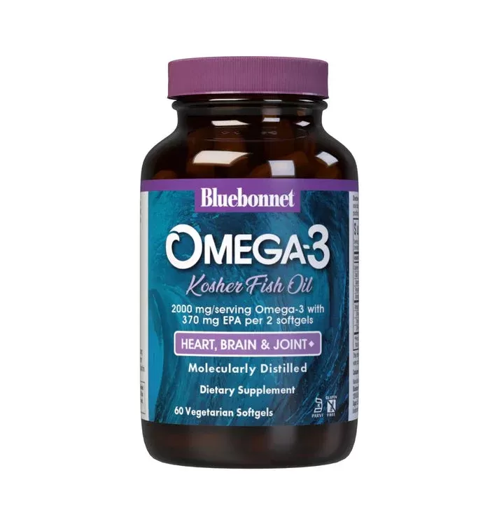 OMEGA-3 KOSHER FISH OIL 60 Softgels
