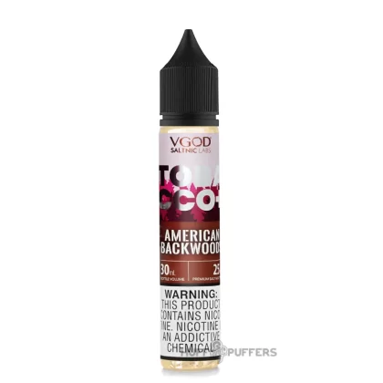VGOD SaltNic Tobacco Plus – American Backwoods 30mL - Vape Product, Vape Product