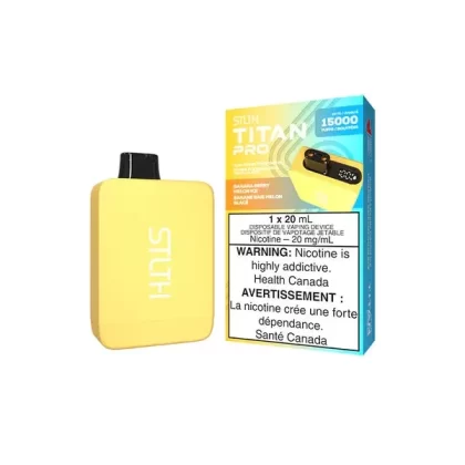 Stlth Titan Pro Disposable Vape – 15K Puffs – Banana Berry Melon Ice