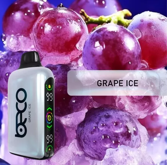 BECO BROCK DISPOSABLE VAPE (15000 PUFFS) - 20 mg / Grape Ice - Image 2