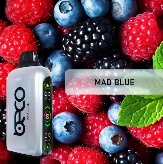 BECO BROCK DISPOSABLE VAPE (15000 PUFFS) - 20 mg / Grape Ice - Image 3