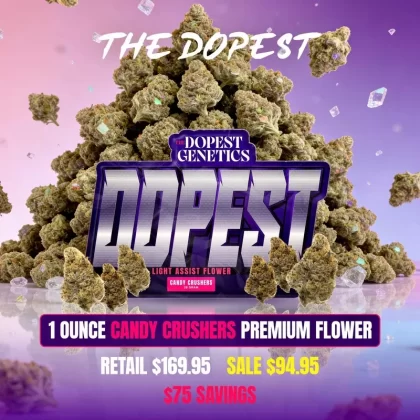1 Ounce Premium Flower Candy Krushers Indica