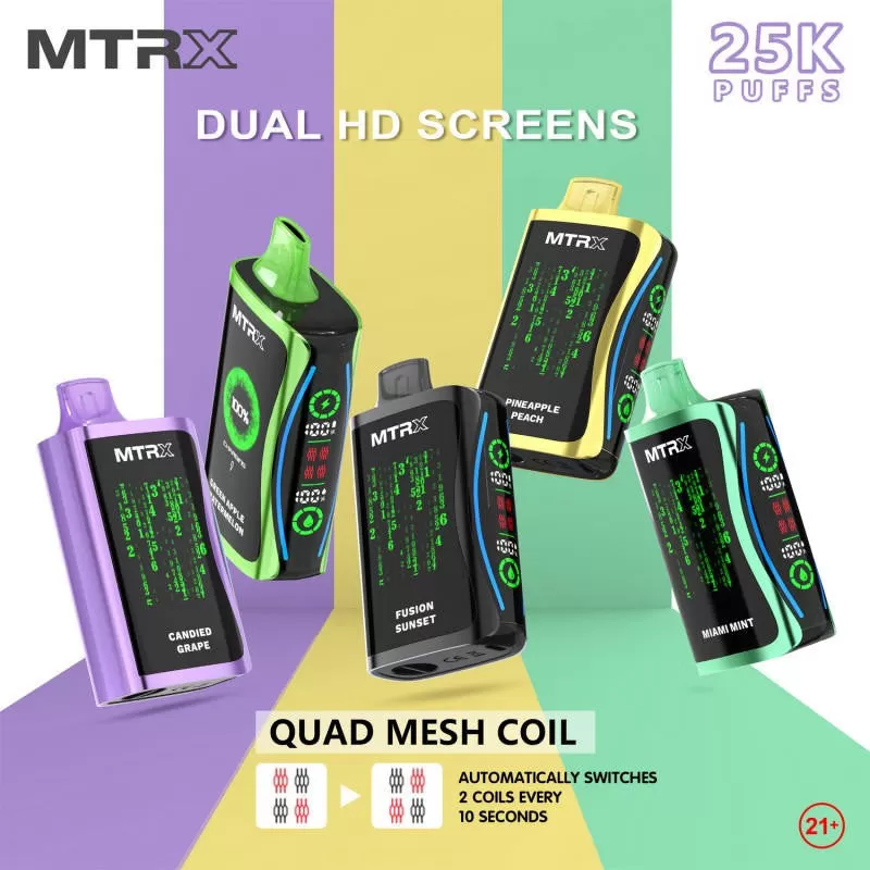 MTRX MX25000 - Strawberry Ice - Vapeciga - Image 2