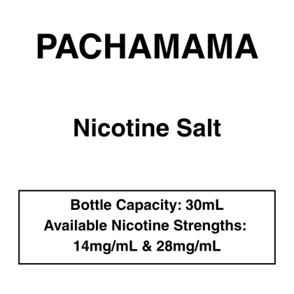 Pachamama NicSalt 30ml – 25/50mg – 6 Flavours