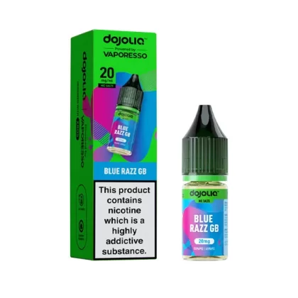 Blue Razz GB Nic Salt E-Liquid by Vaporesso Dojoliq - 20 mg - High Strength