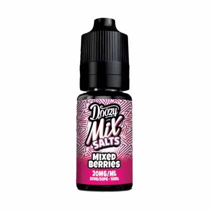 Doozy Mix Salts Mixed Berries Nic Salt Vape Juice - 10 Pack - Strength 5mg