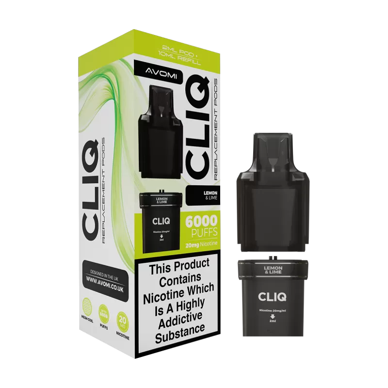 Lemon & Lime Avomi Cliq 6000 Refill Pack - Ecigwizard