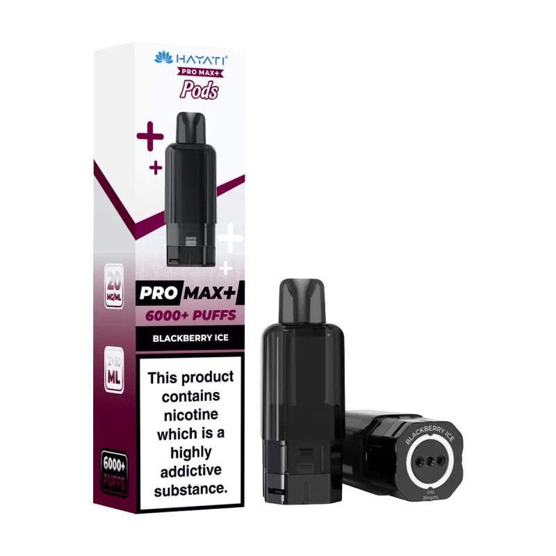 Blackberry Ice Hayati Pro Max+ Refill Pack - 20mg - Vape Product (BC718B)