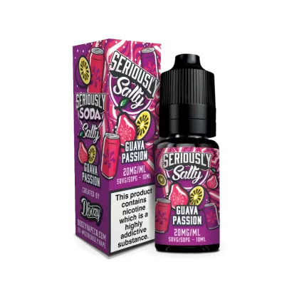 Guava Passion Nic Salt by Seriously Soda Salts 10ml - 20mg (Discontinued)