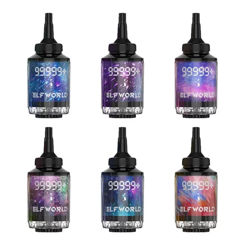 Elfworld Big-B 99999 Puffs Disposable Hookah 80ml 0.5% - Flavor#Mango Ice>Strawberry Kiwi>Blue Razz>Magic Love>Lemon Mint>Two Apples>Peach Ice>Watermelon Ice