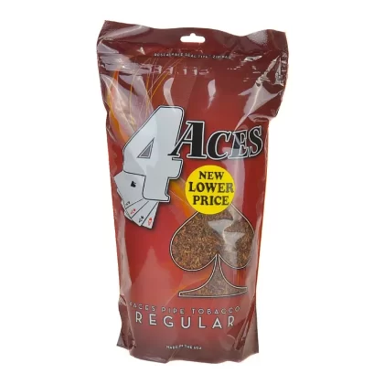 4 Aces Regular Pipe Tobacco Bag - Size#16oz>6oz (1D11E1)