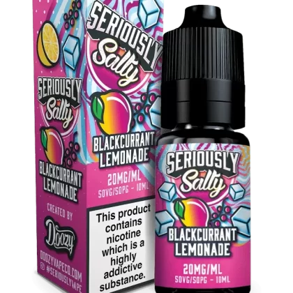DOOZY SERIOUSLY SALTY BLACKCURRANT LEMONADE 10ML NIC SALT E-LIQUID