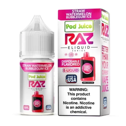 RAZ x Pod Juice SALT Synthetic E-Liquid 30ml - Blueberry Watermelon / 20mg