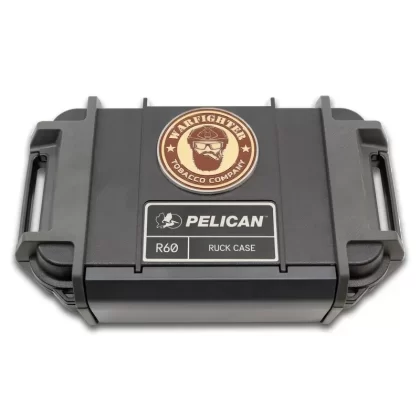 Warfighter R60 Ruck Case Humidor - Color#Black>OD Green~Lighter/Cutter#Warfighter Field Lighter/Cutter>Warfighter Rebel and V-Cut>None (8B153B)