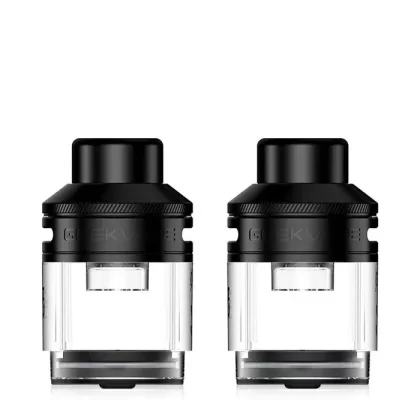 Geekvape E100 Replacement Pods – 2 Pack - Pod Color#Black