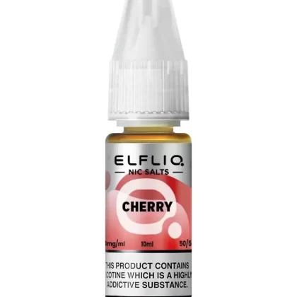 Elf Bar Elfliq Cherry Nic Salt Vape Juice - Strength 5mg
