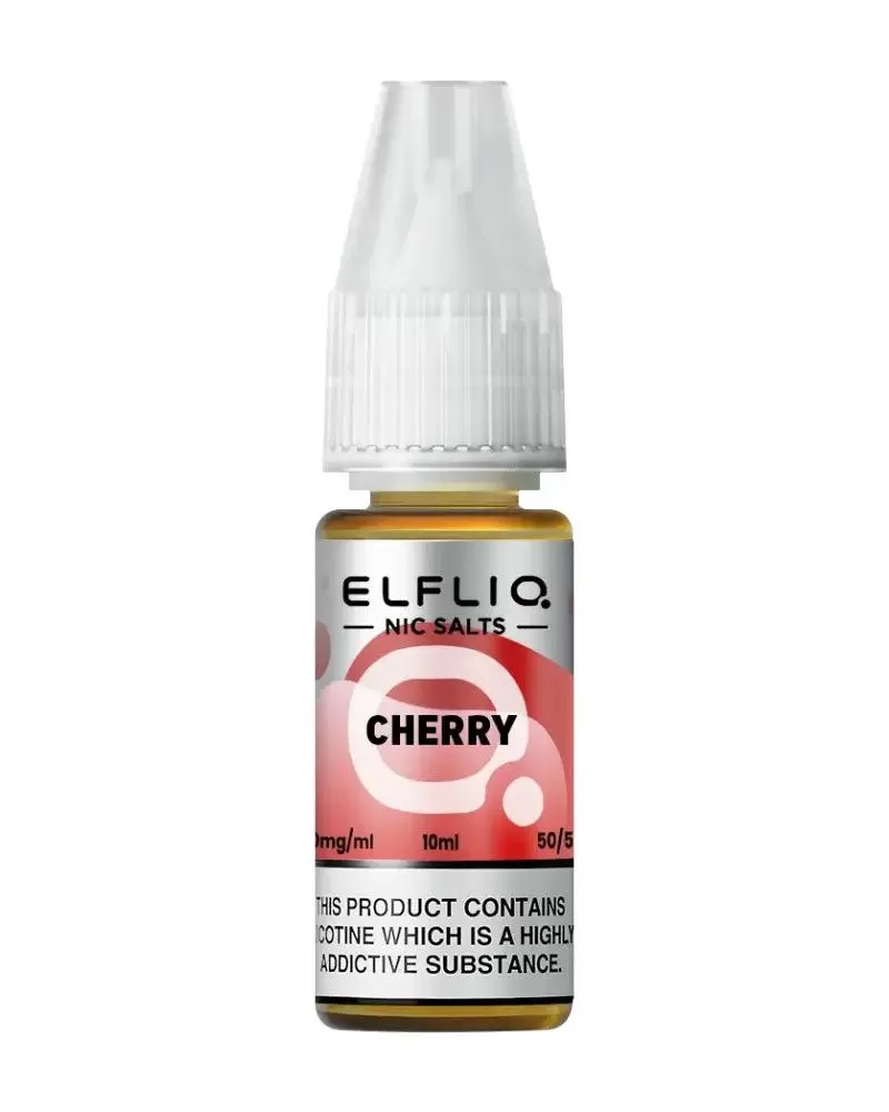 Elf Bar Elfliq Cherry Nic Salt Vape Juice - Strength 5mg