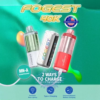 Nixodine Edition | Assembled in USA | FOGEST XP 40K Disposable Device POD - 40,000 Puff