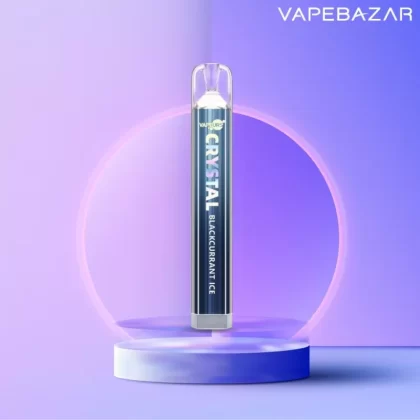 VAPEURS Crystal – Blackcurrant Ice - 550 mAh / Glycerin / Nikotinsalz / Propylenglykol / Aromastoffe / 20mg/ml