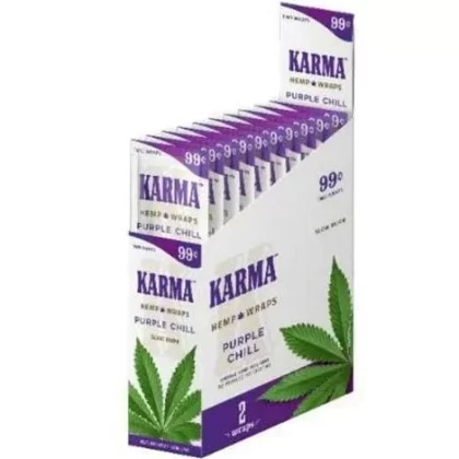 Karma Purple Chill Hemp Wraps