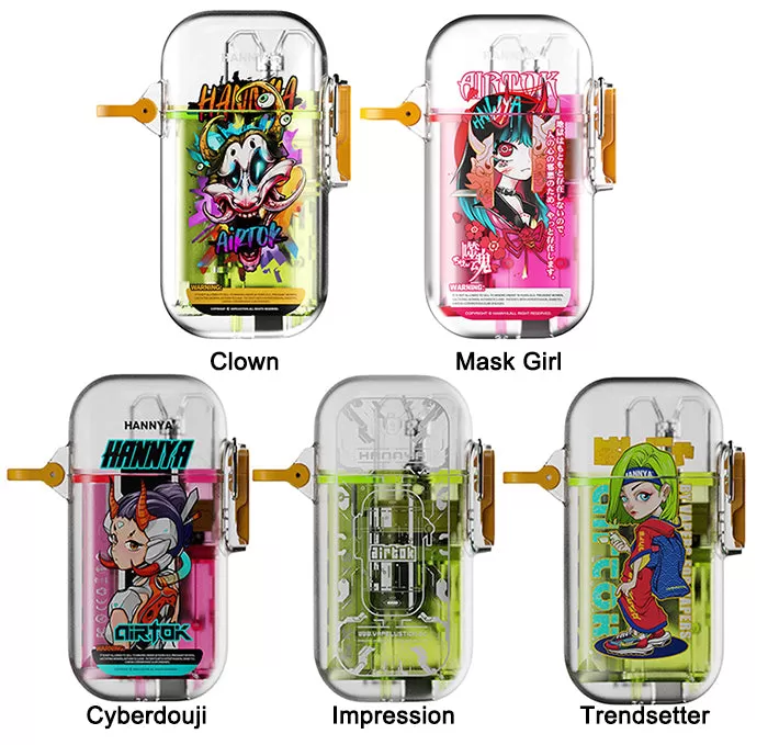 Vapelustion Hannya Airtok Pod Kit 650mAh - Alien Awakens