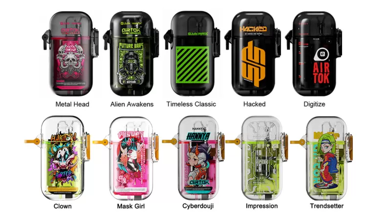 Vapelustion Hannya Airtok Pod Kit 650mAh - Alien Awakens - Image 3