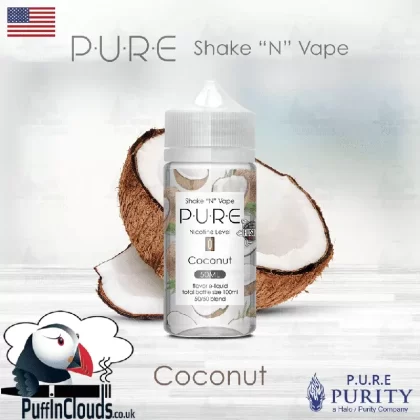 P.U.R.E Coconut Shake n Vape E-Liquid (50ml 0mg)
