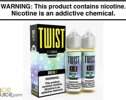 WHITE NO. 1 BY TWIST E LIQUID 120ML - Vape Product, Vape Product