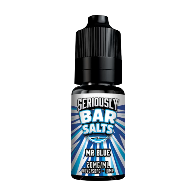 Mr Blue Nic Salt by Seriously Bar Salts - 20mg - Vape Product (4C087F)