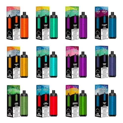 Blackcurrant Ice – Al Fakher Crown Bar Disposable 8000 Puffs - Vape Product - Image 2