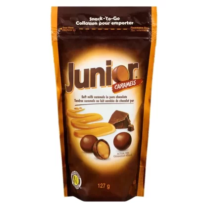 Junior Mini Chocolate Covered Caramels, 127-g