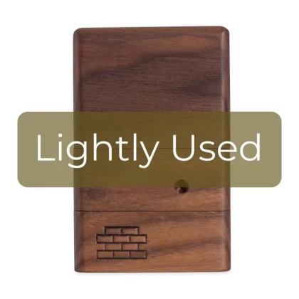 Lightly Used - Sticky Brick Junior Vaporizer - New open Box / Walnut