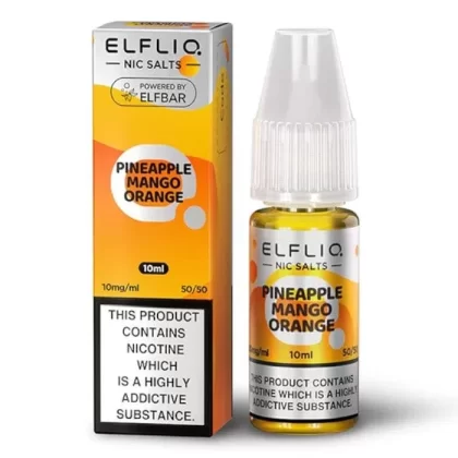 ElfLiq Nic Salt 10ml – Pineapple Mango Orange Elf bar e-liquid